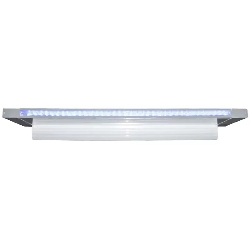 “18 ” ” Led Waterfall, Back Port, 6 ” ” Lip, 100Ft Cord, Gray “