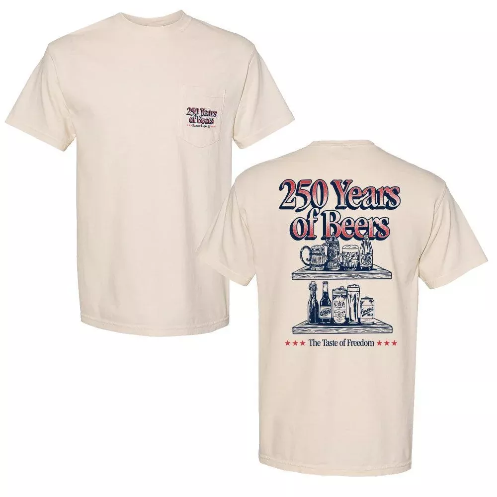 250 Years of Beers Pocket Tee