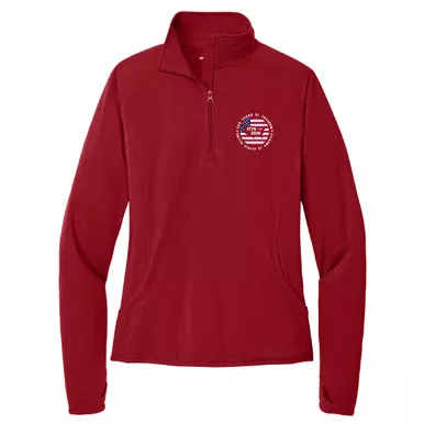 250 Years of Freedom Logo Women’s 1/2-Zip Pullover Jacket