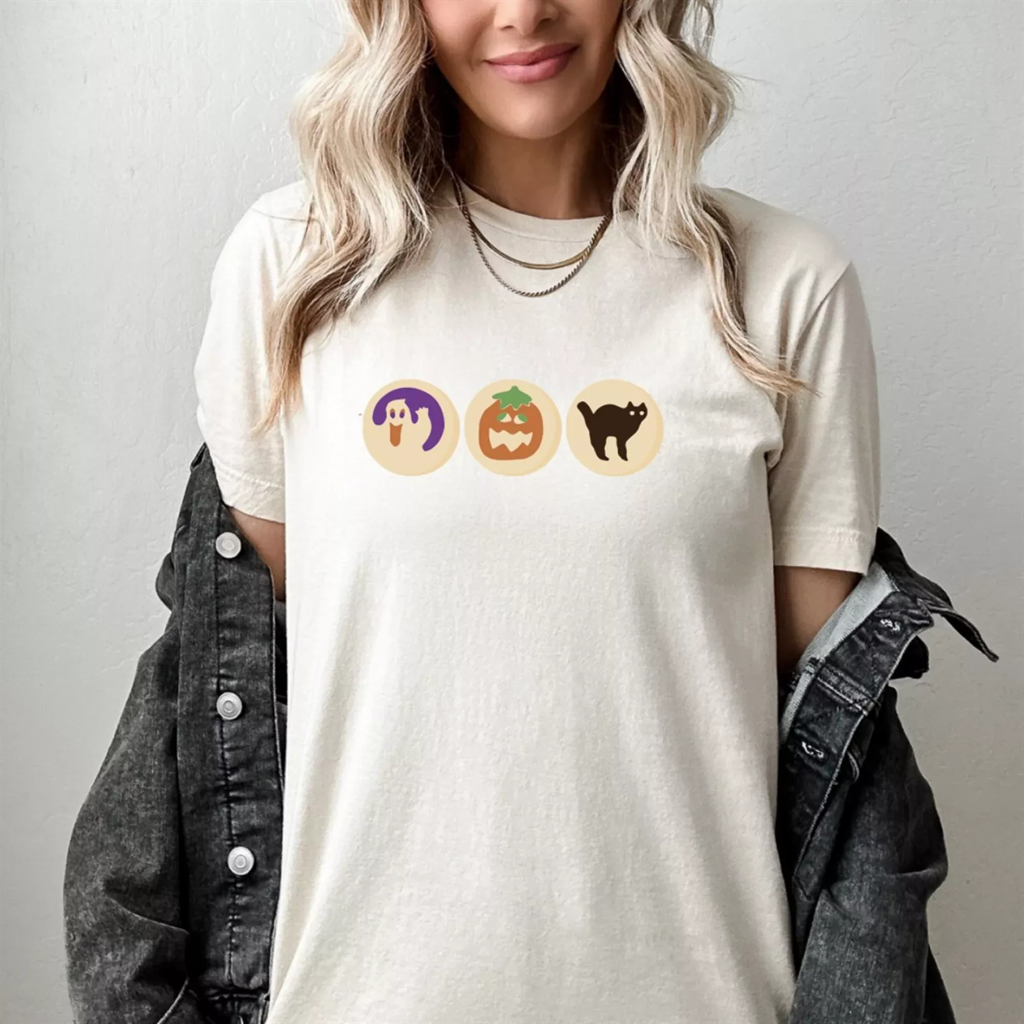 *3 Pillsbury Halloween Cookies T-Shirt or Crew Sweatshirt