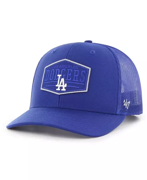 ’47 Brand Los Angeles Dodgers Royal Ridgeline Trucker Adjustable Snapback Hat