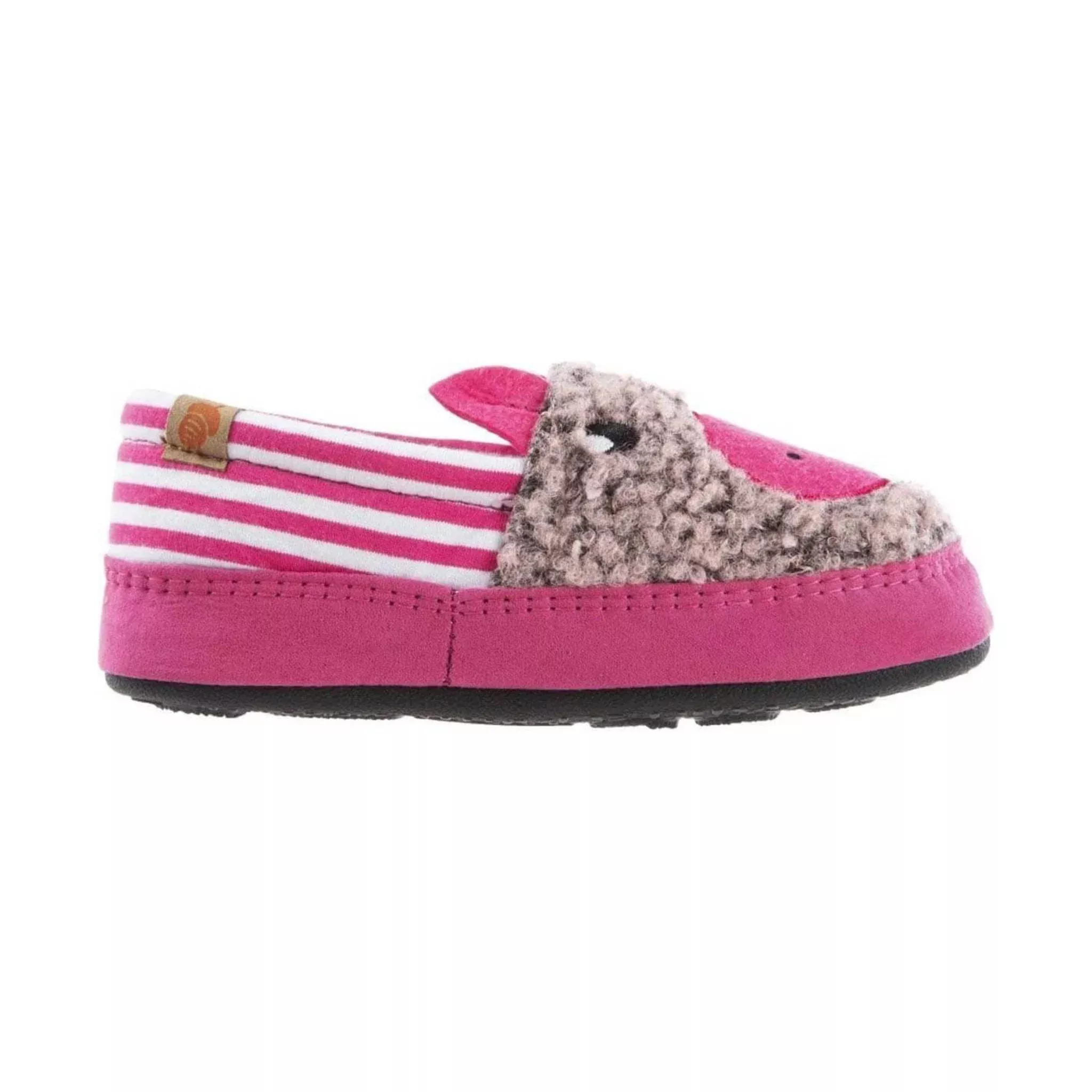 Acorn Kids’ Critter Novelty Moc Slippers – Pale Pink