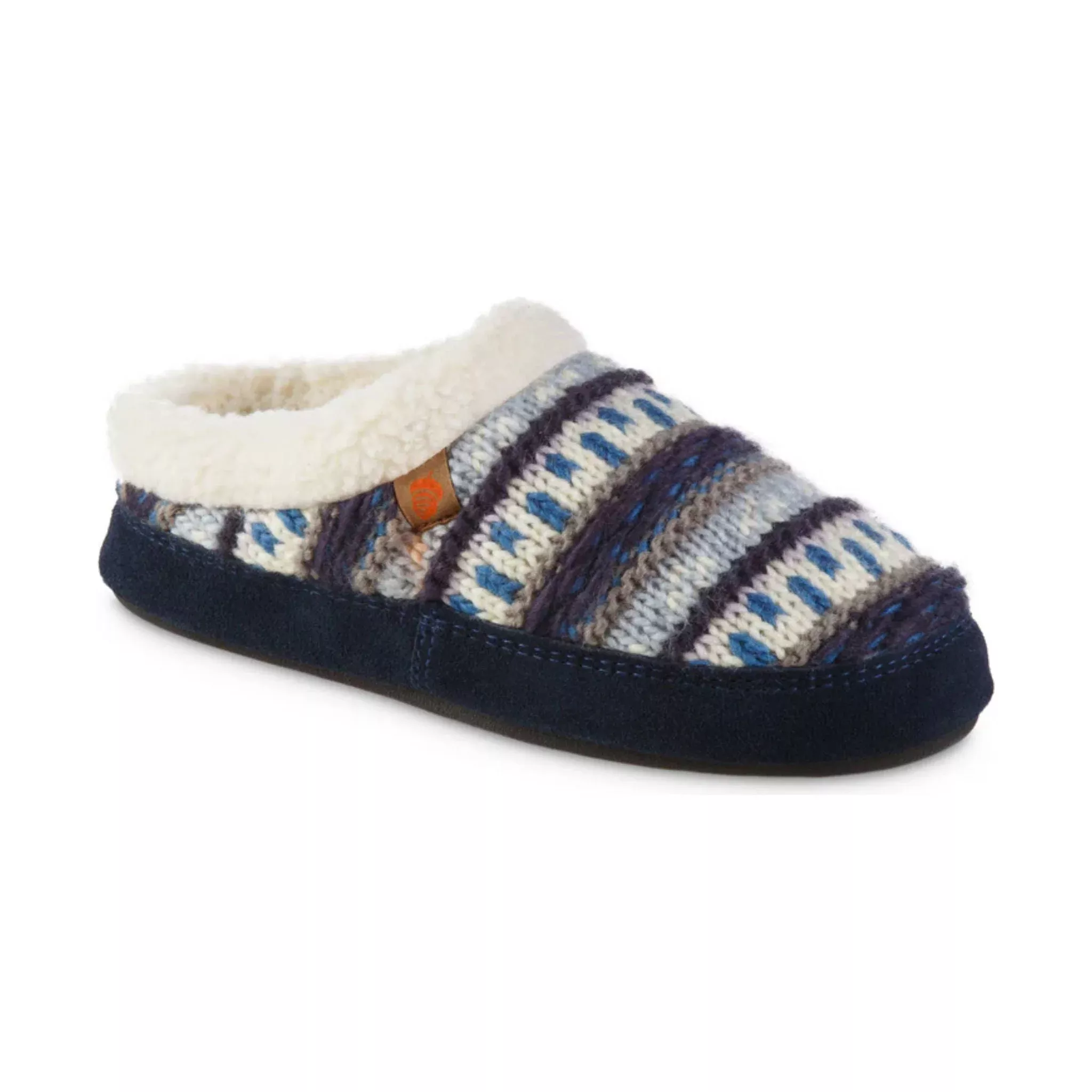Acorn Women’s Hoodback Slipper – Navy/Blue