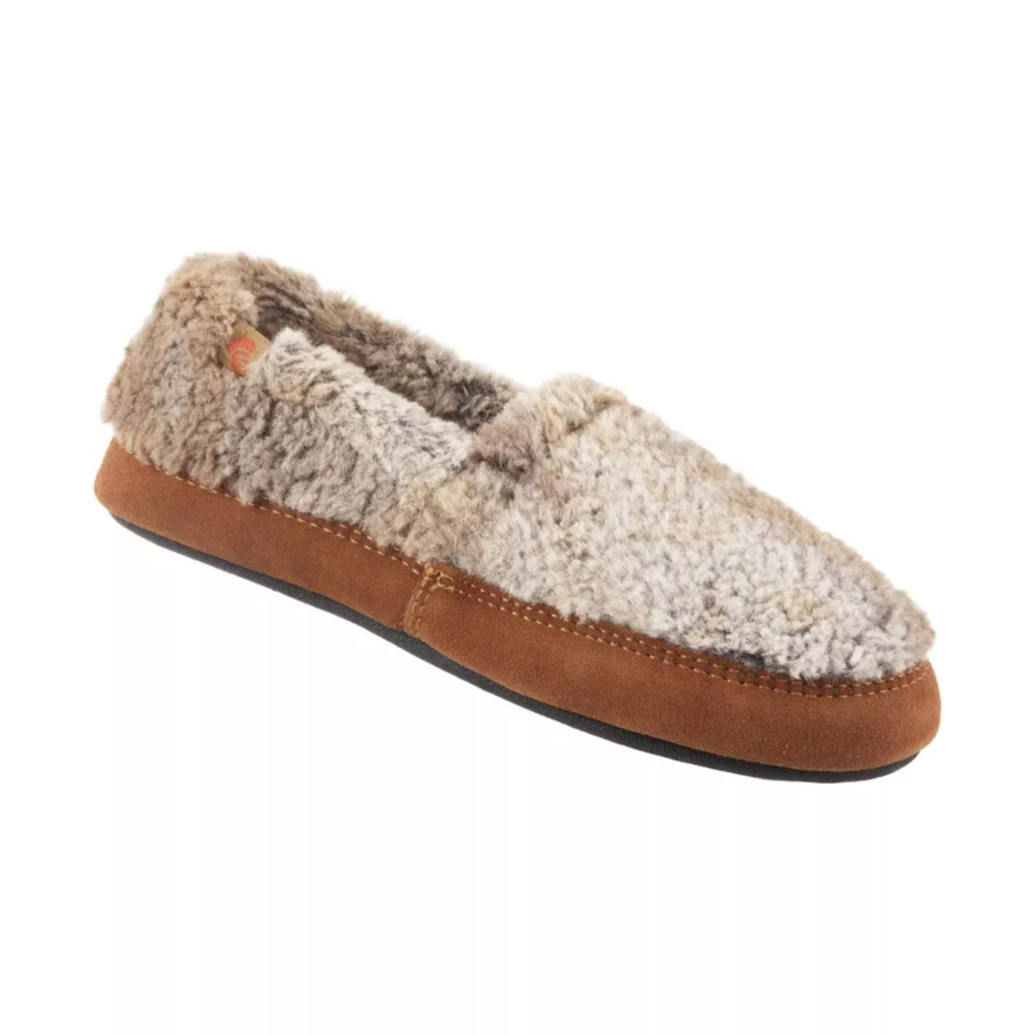 Acorn Women’s Moc Slippers- Brown Berber