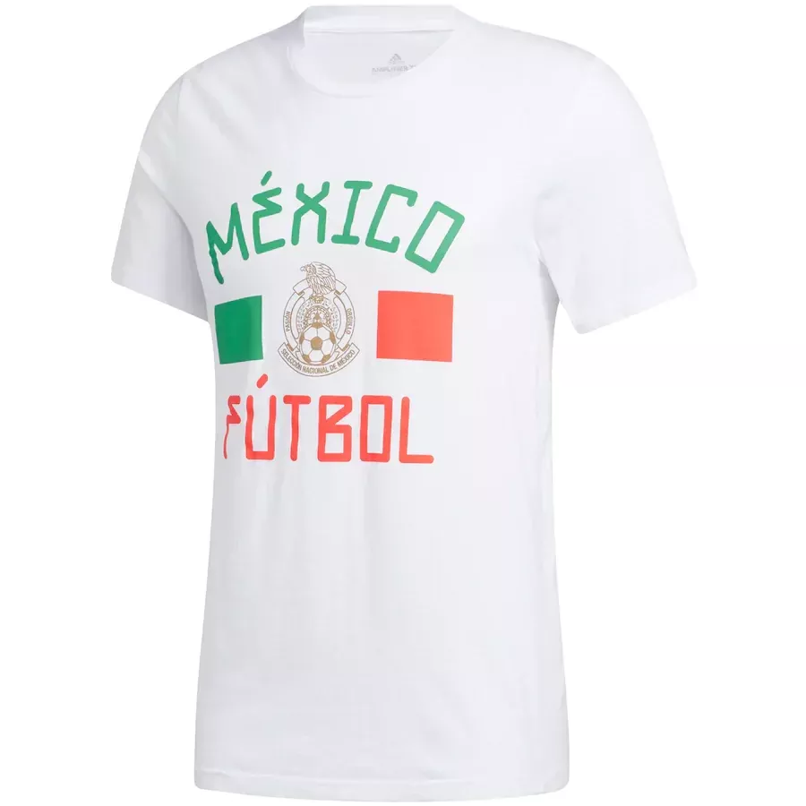 Adidas Mexico Flag Inspired Amplifier T-Shirt – White