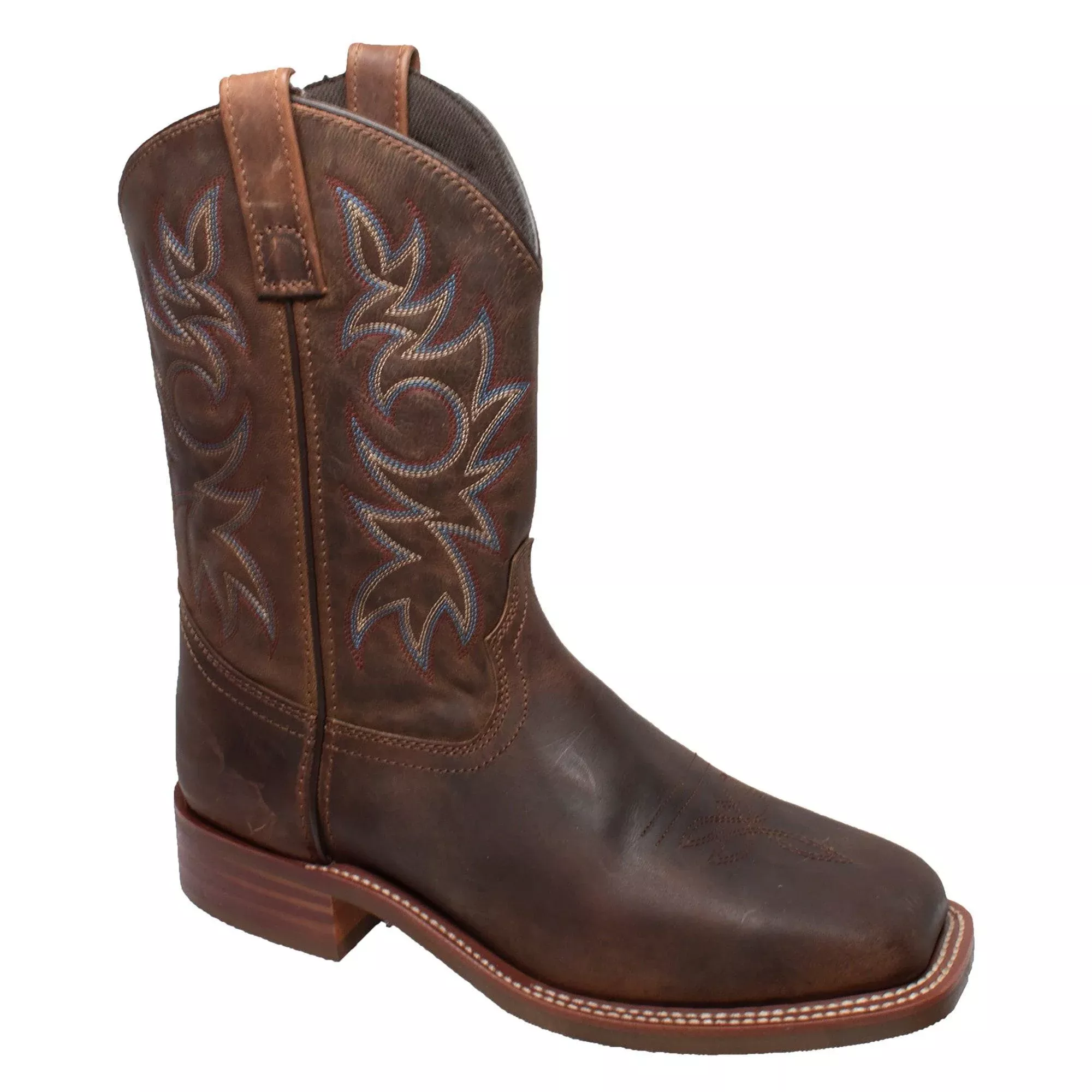 AdTec Men’s 11″ Western Square Toe Brown