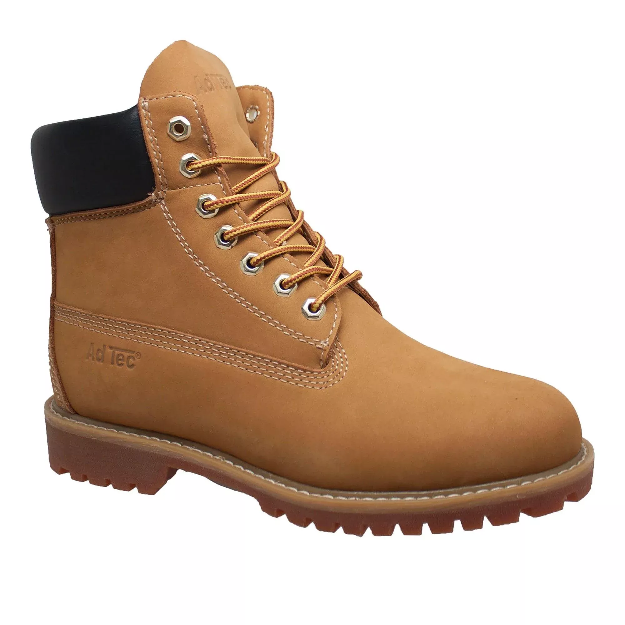 AdTec Women’s 6″ Waterproof Steel Toe Work Boot Tan
