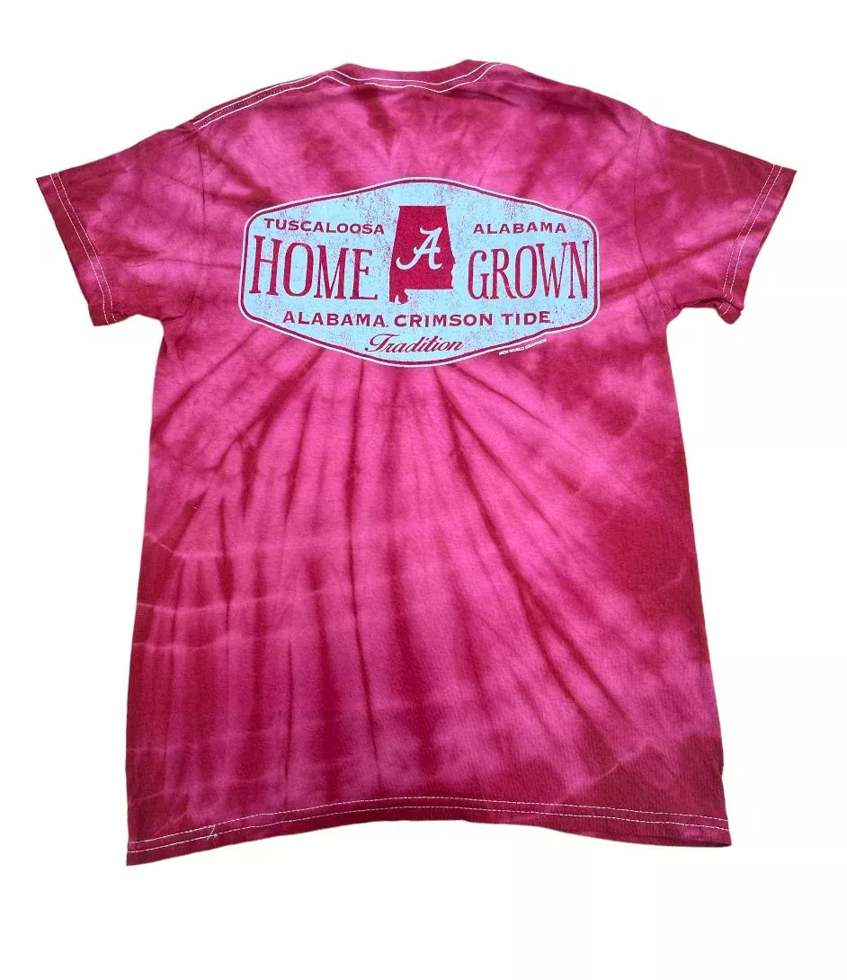 Alabama Crimson Tide – Spider Crimson Tie Dye T-Shirt