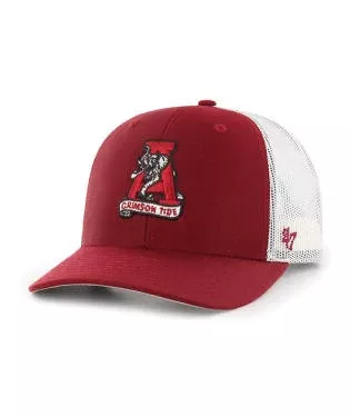 Alabama Crimson Tide – Vin Razor Red Trucker Hat, 47 Brand