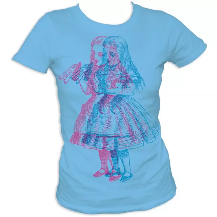 Alice In Wonderland Blurred Alice Tee
