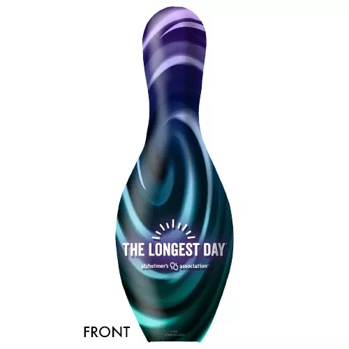 Alzheimer’s Association The Longest Day Bowling Pin