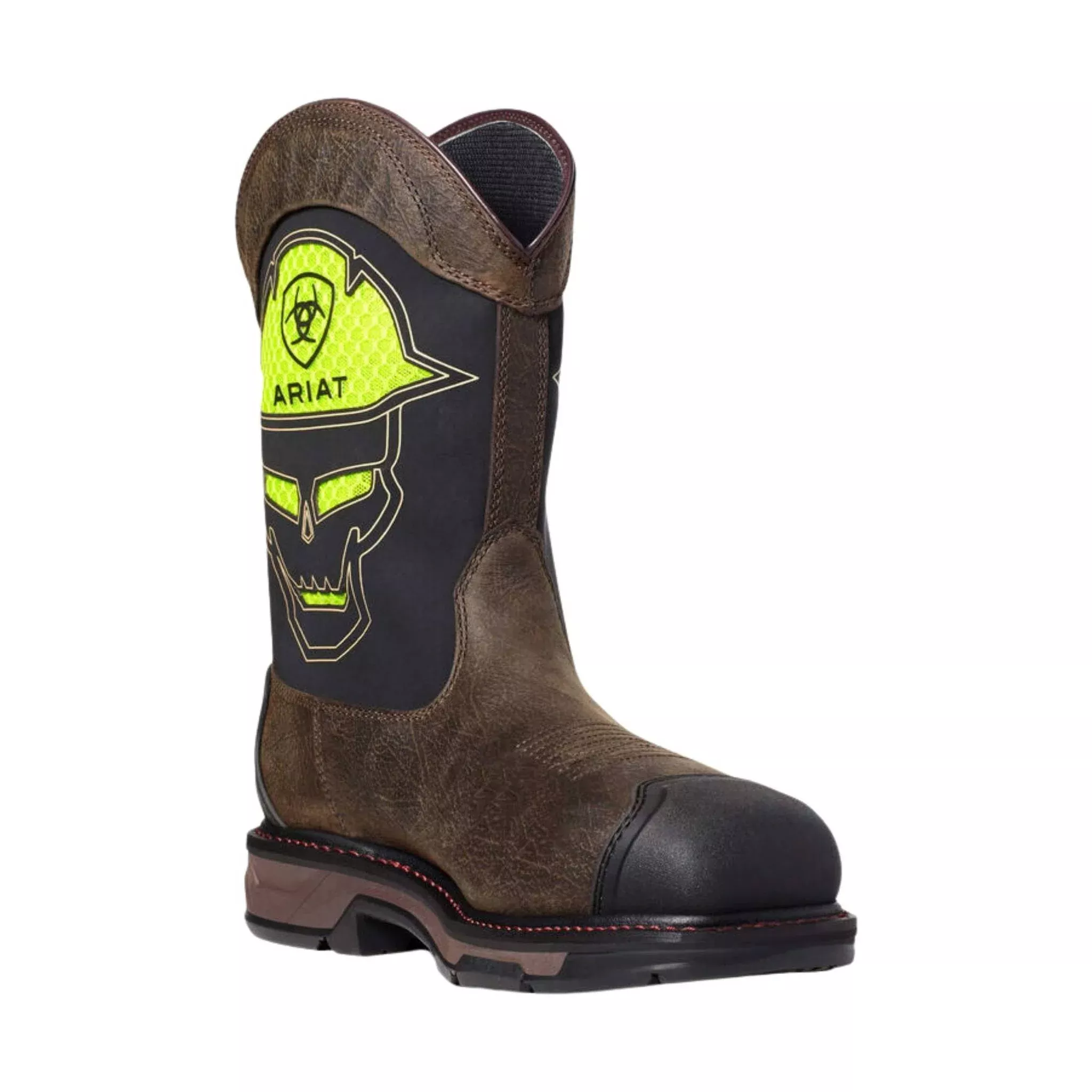 Ariat Men’s WorkHog XT VentTEK Bold Waterproof Carbon Toe Work Boot – Iron Coffee