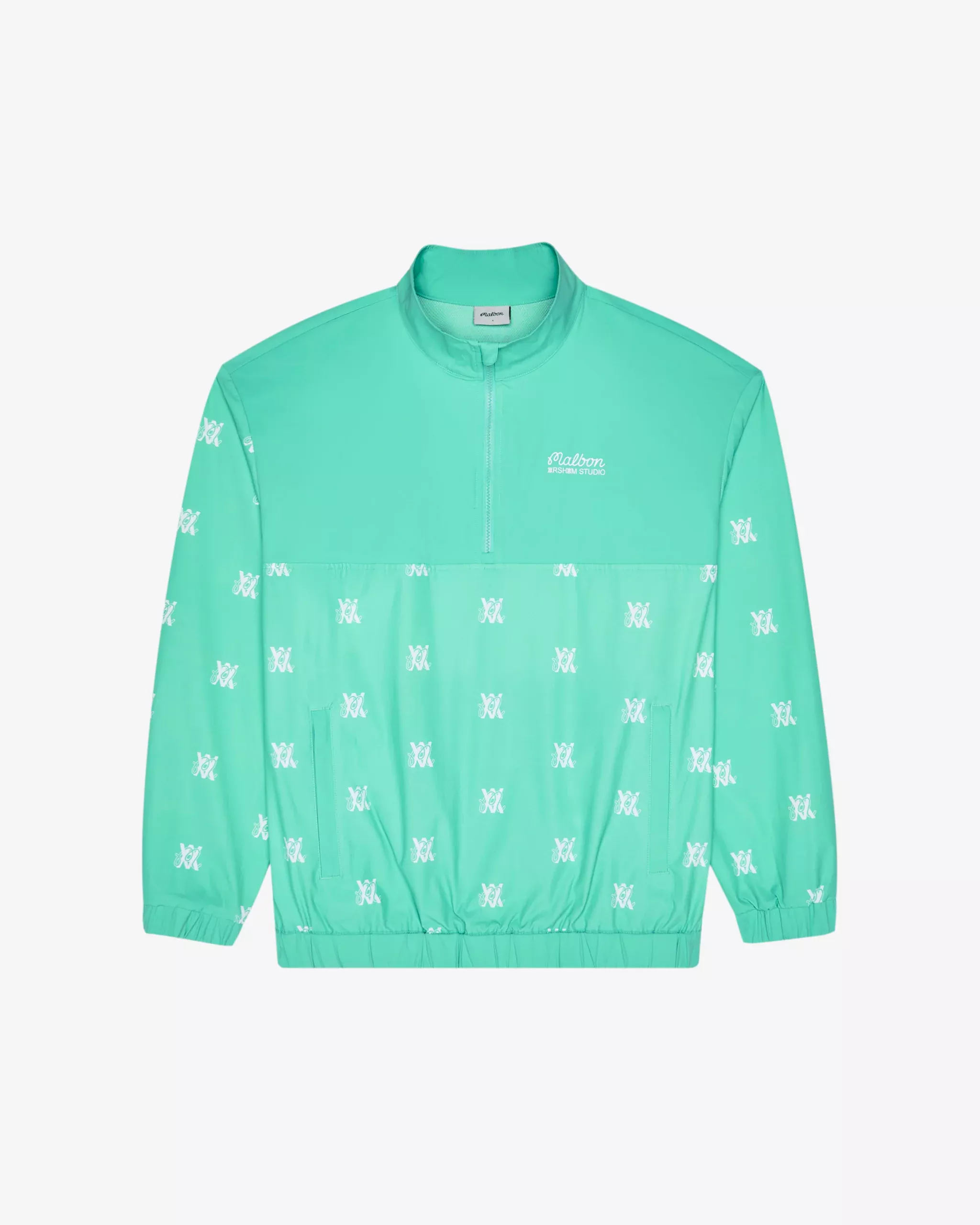 ARSHAM MONOGRAM QUARTER ZIP