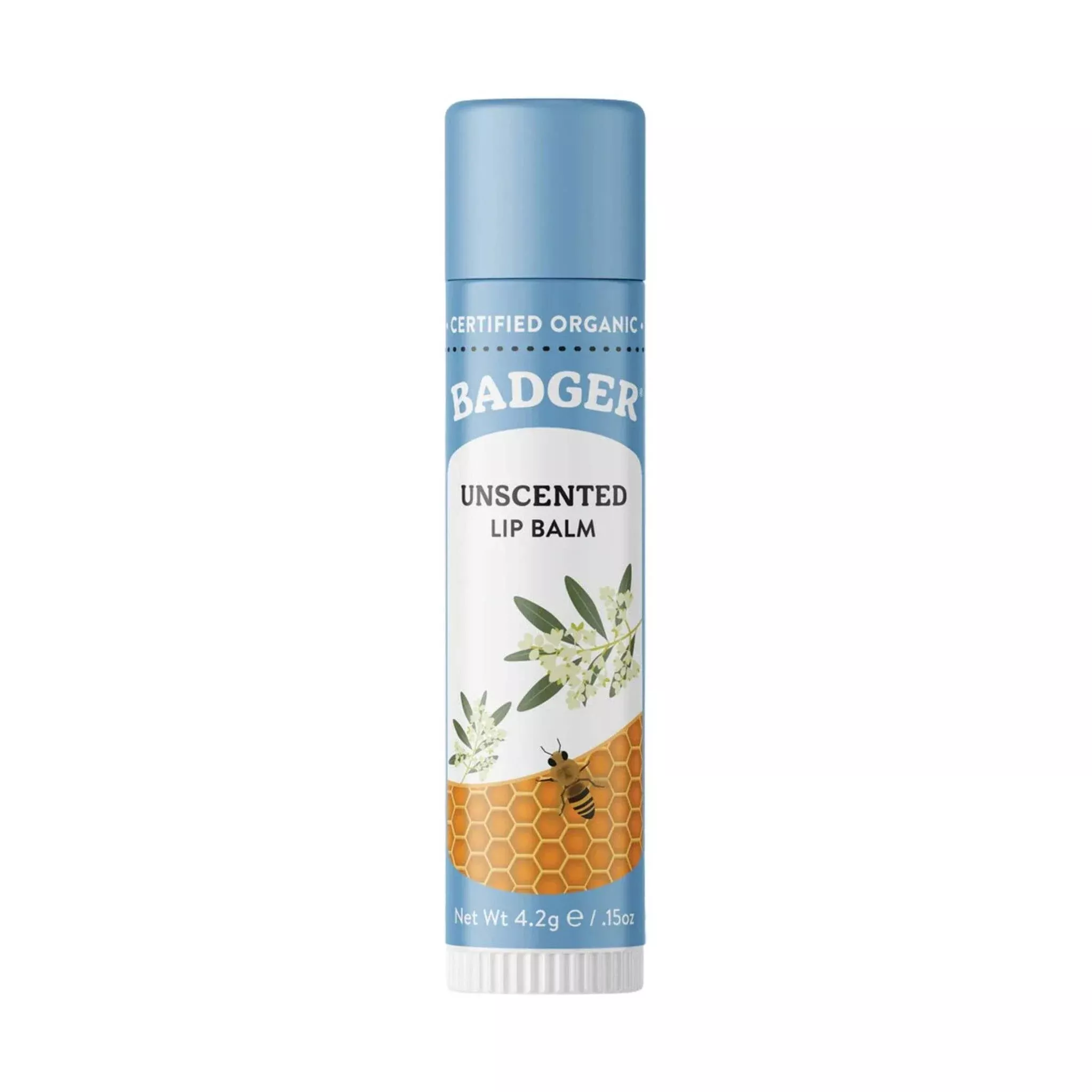 Badger Unscented Lip Balm – Classic