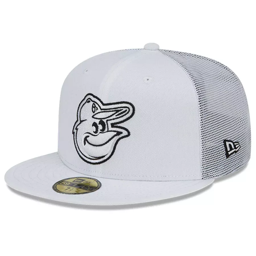 Baltimore Orioles New Era 2022 Batting Practice 59FIFTY Fitted Hat – White