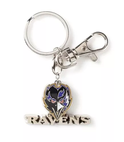 Baltimore Ravens Heavy Logo Key Ring