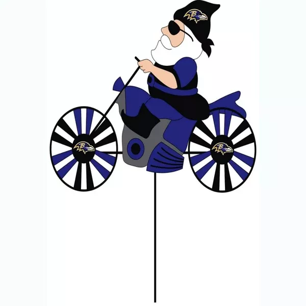 Baltimore Ravens Motorcycle Wind Spinner
