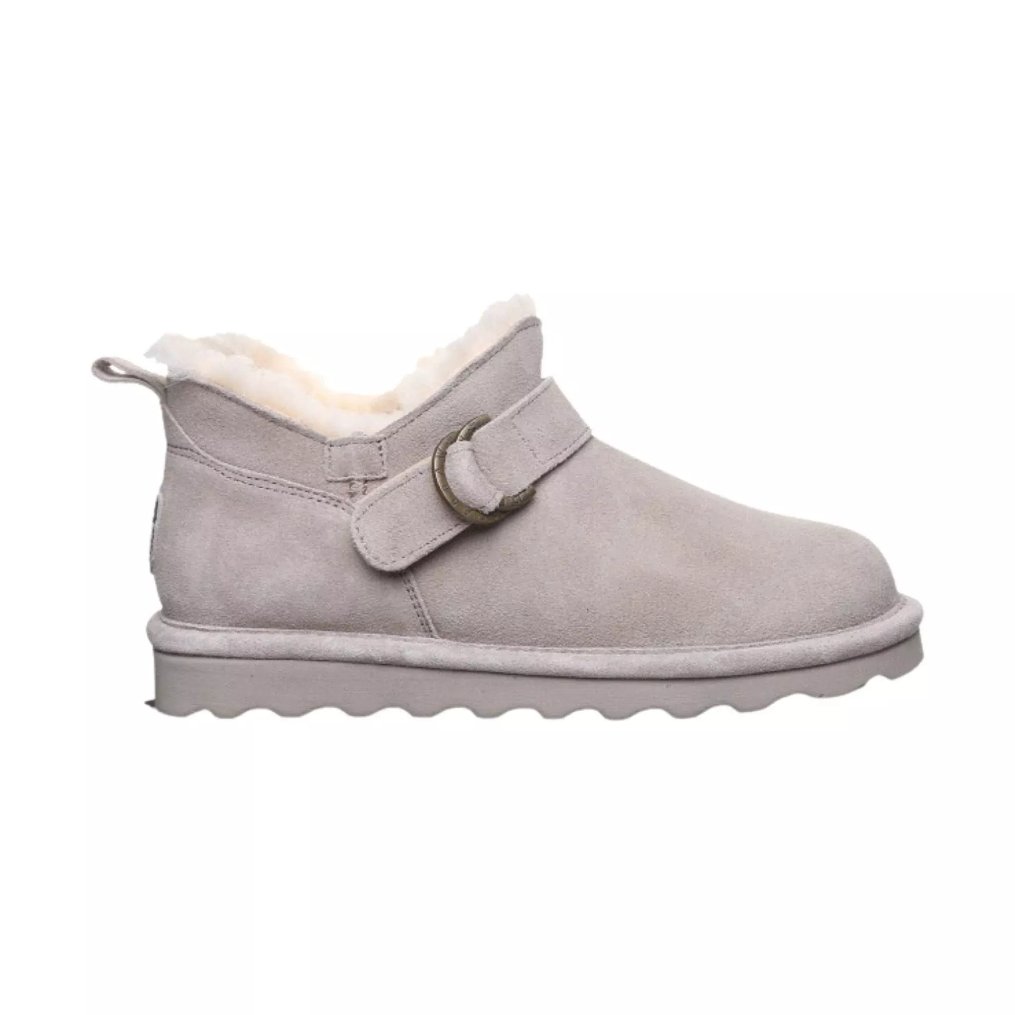 Bearpaw Women’s Shorty Buckle Boot – Mushroom