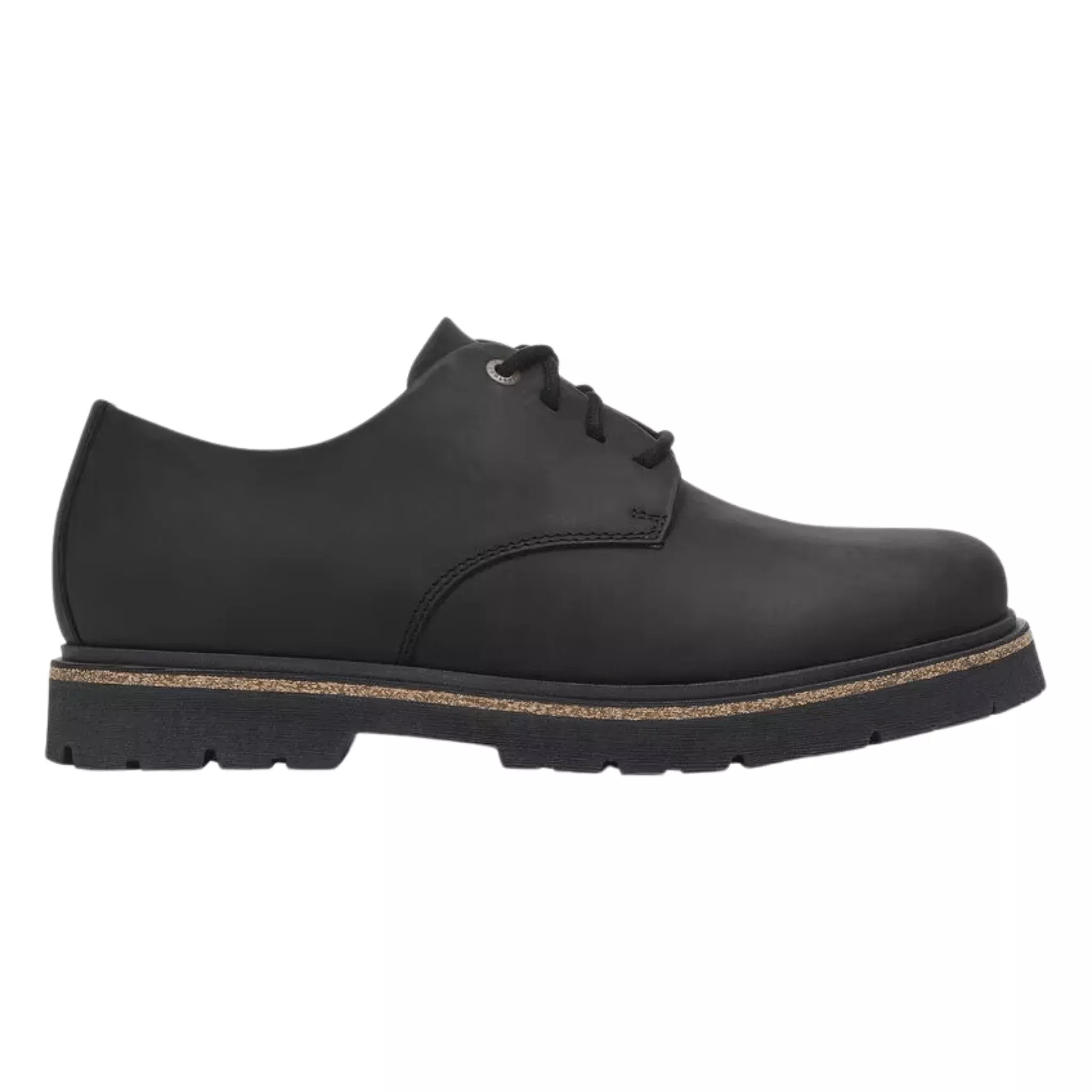 Birkenstock Highwood Lace Low Oiled Leather – Black