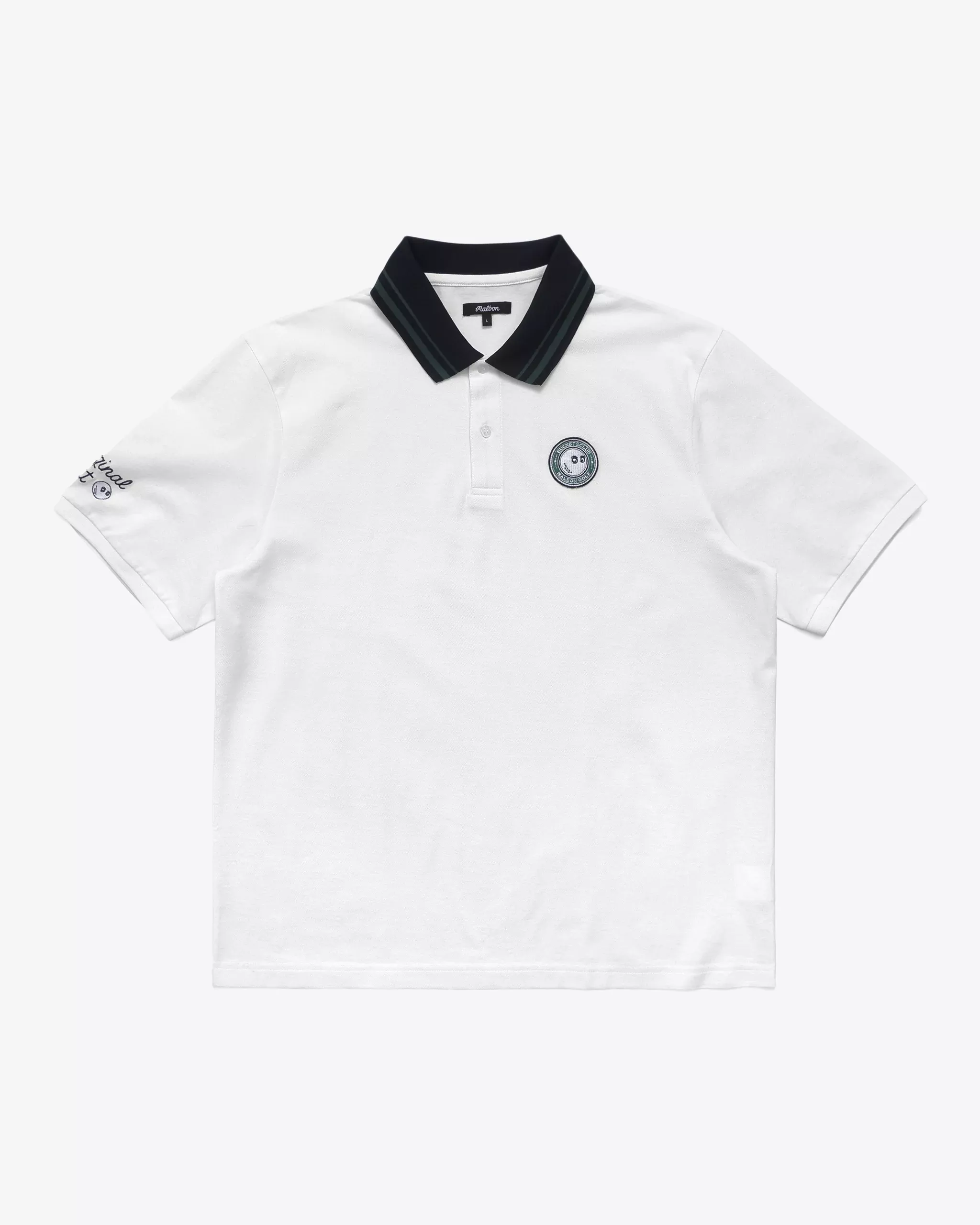 BUCKETS CLUB FOUNDERS TIPPED PIQUE POLO