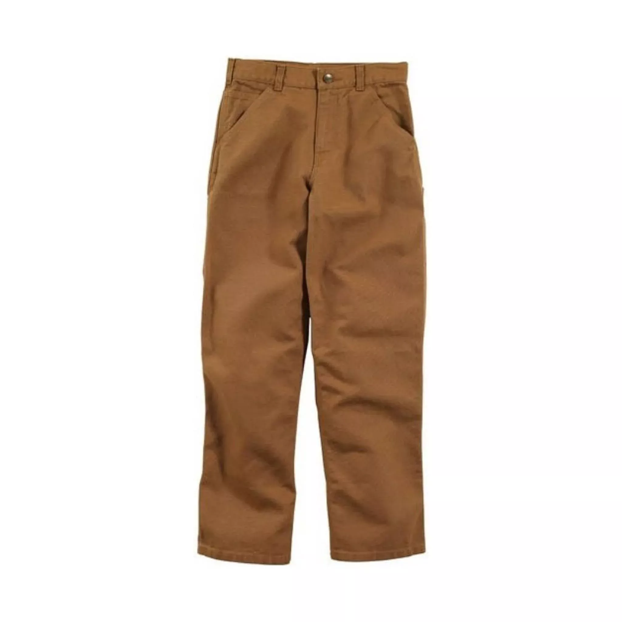 Carhartt Kids’ Canvas Dungaree Pant – Carhartt Brown