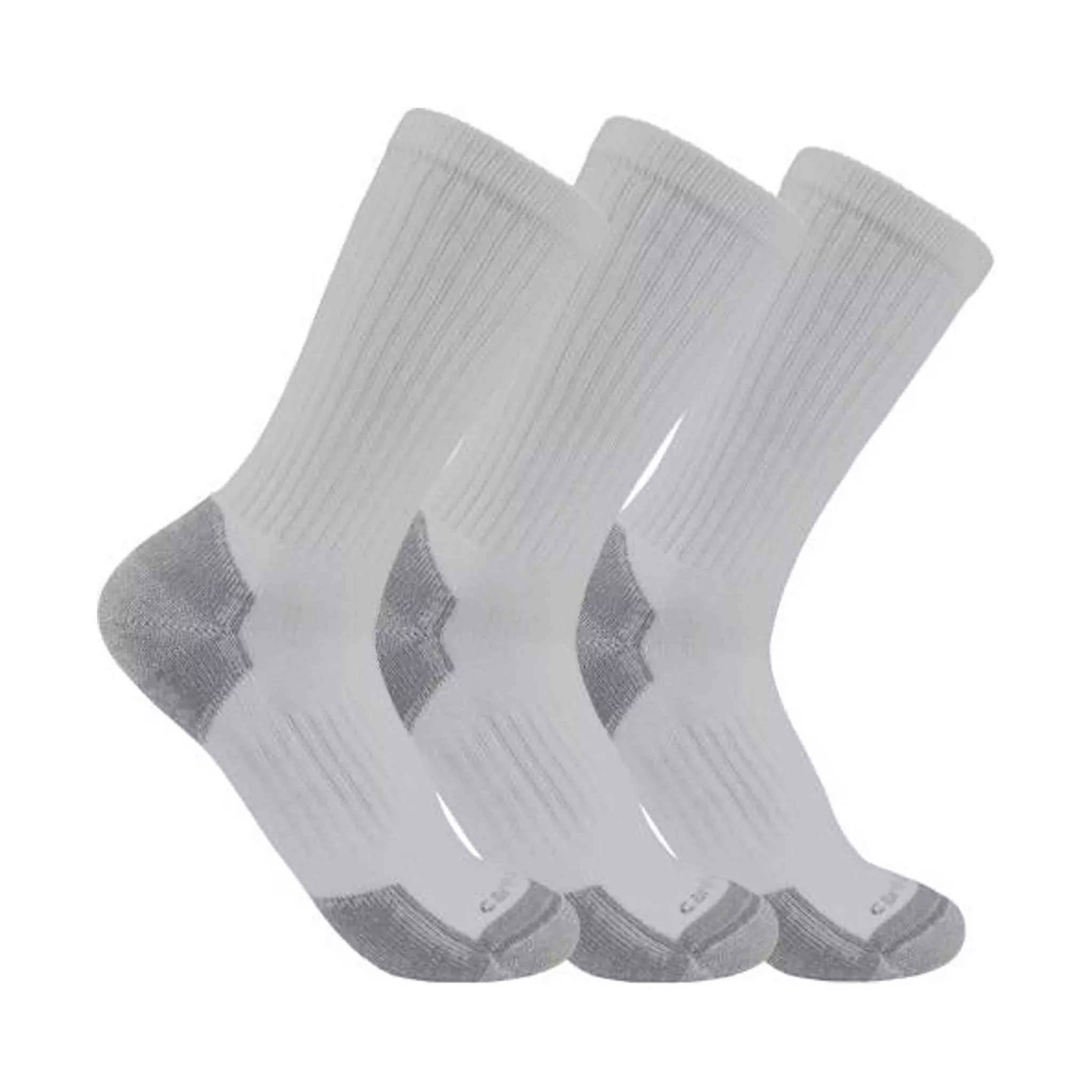 Carhartt Men's Crew 3 Pack Socks - Grey