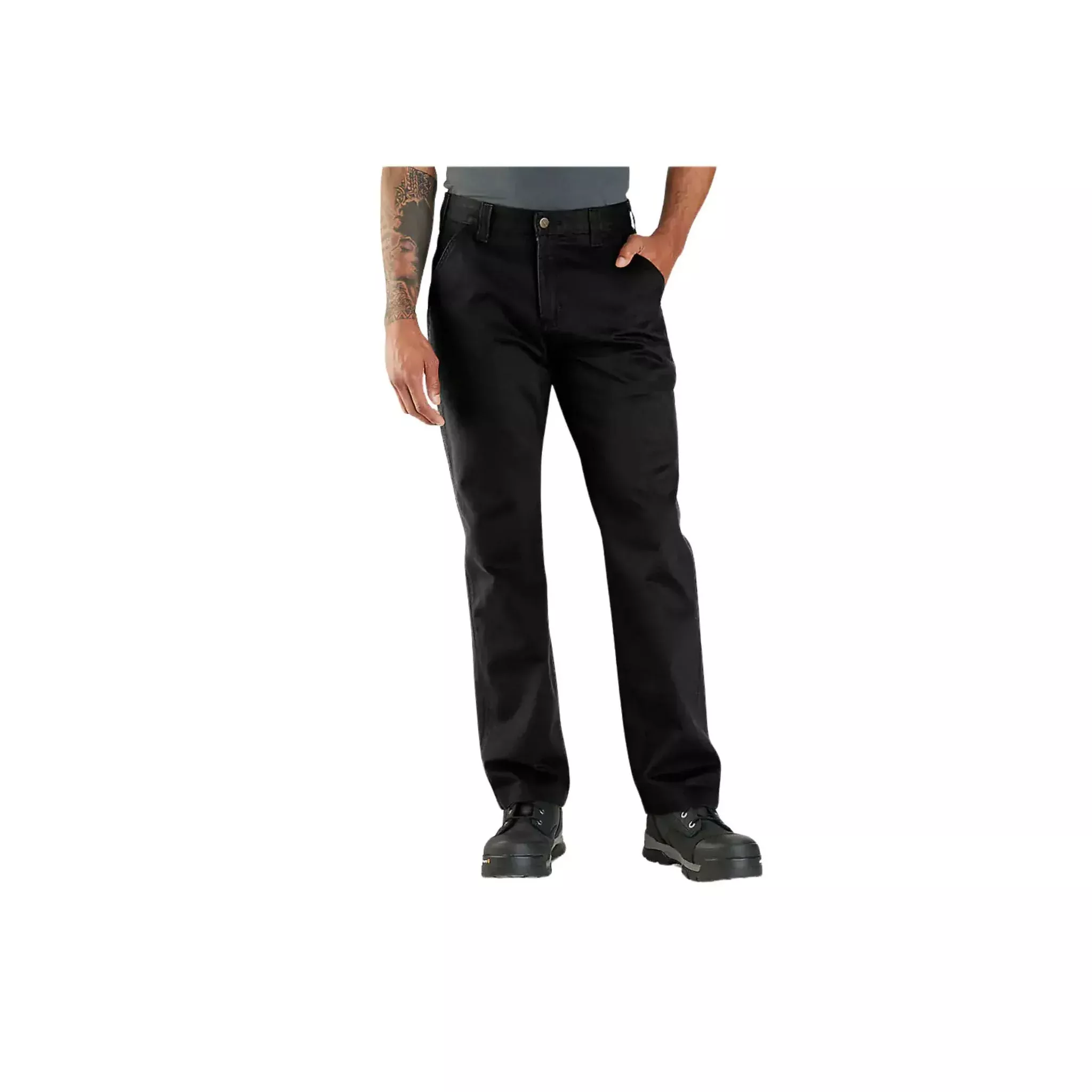 Carhartt Men’s Utility Twill Relaxed Fit Work Pant – Black