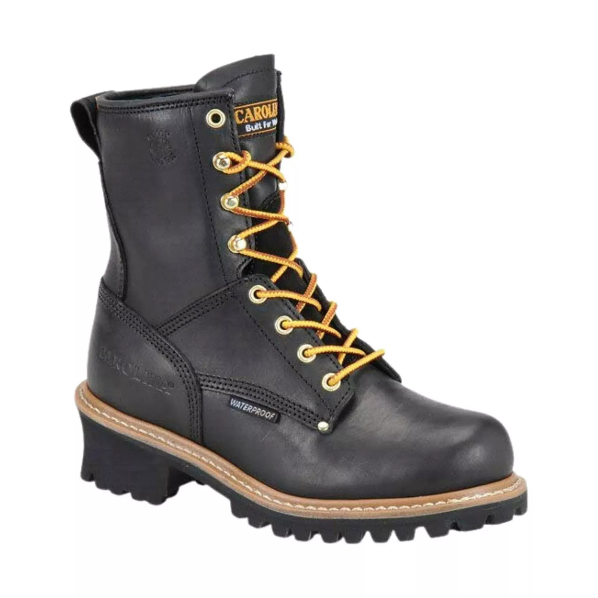 Carolina Women’s Elm 8 Inch Soft Toe Logger Work Boot – Black