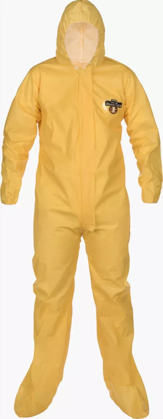 ChemMax 1 Serged Seam Coverall – Hood/Boots