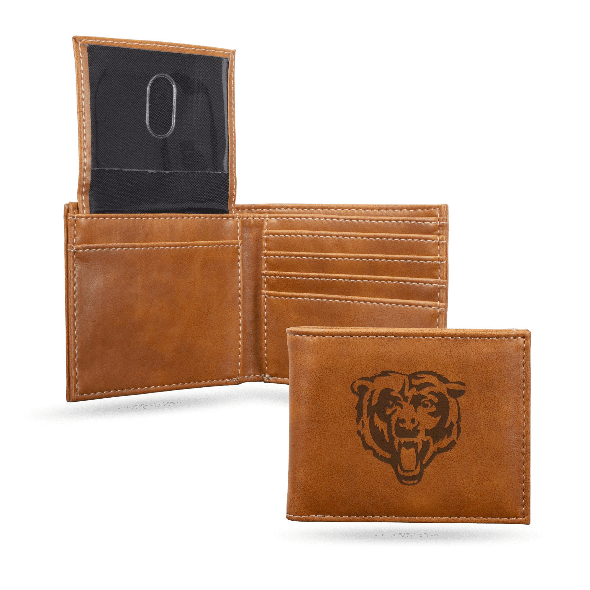 Chicago Bears - Laser Engraved Billfold Wallet