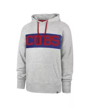 Chicago Cubs – Relay Grey Chest Pass Men’s Hoodie