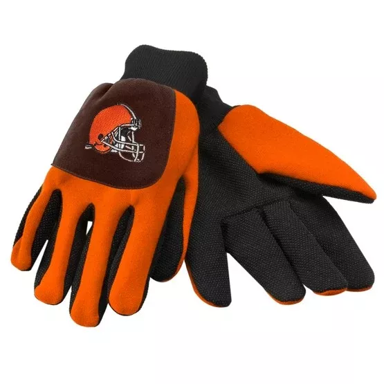 Cleveland Browns Color Block Utility Gloves