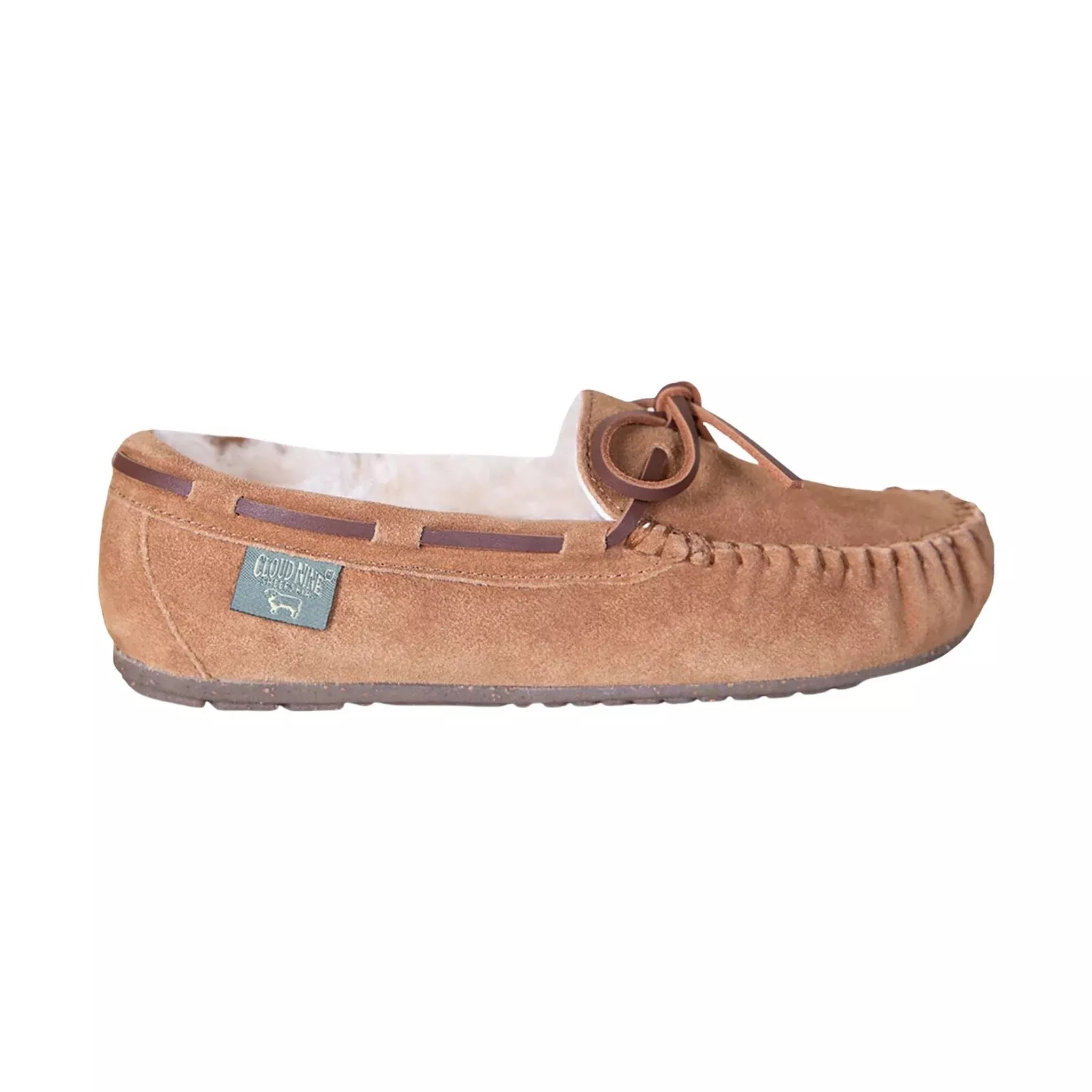 Cloud Nine Women’s Moccasins Slippers – Chestnut