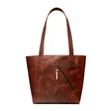 Concealed Carry Leather Tote