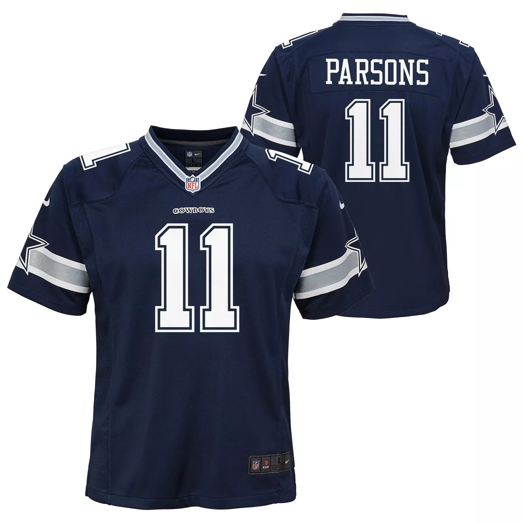 Dallas Cowboys – Parsons #11 Nike Navy Game Replica Youth Jersey