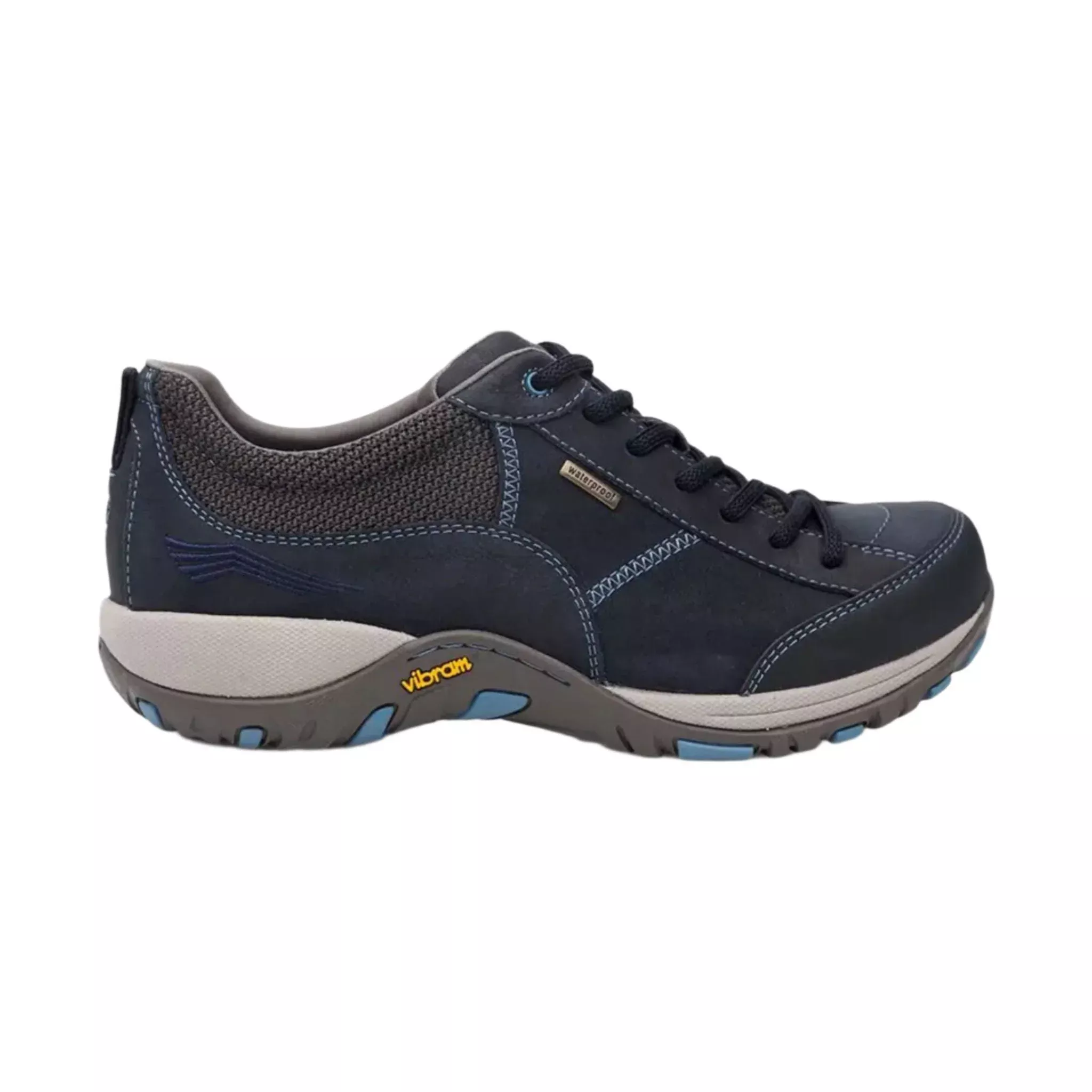 Dansko Women’s Paisley Wide Waterproof Sneaker – Navy Milled Nubuck