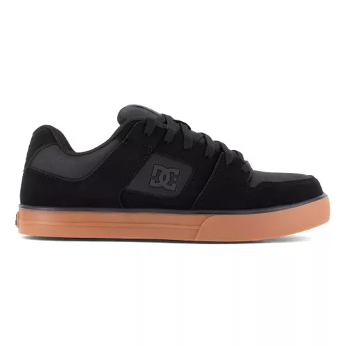 DC PURE MEN'S BLACK/GUM WORK SHOE BOOTS DC60202