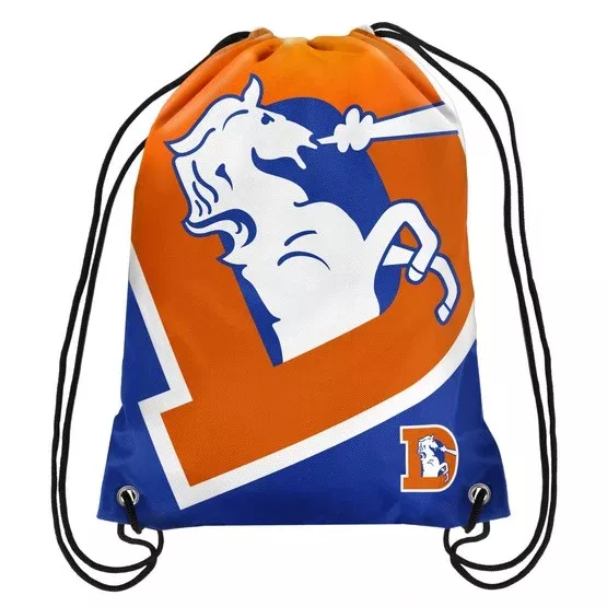 Denver Broncos Retro Big Logo Drawstring Bag
