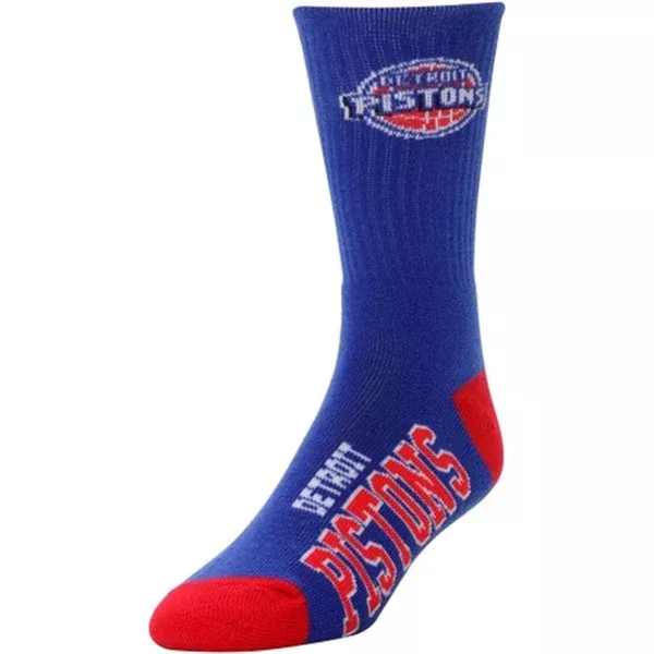 Detroit Pistons Color Deuce Socks – Large