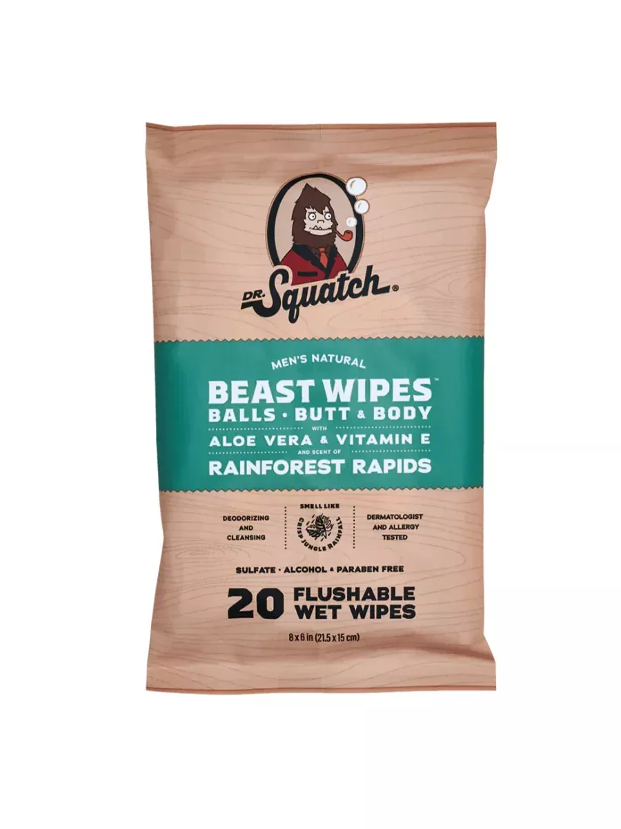 Dr. Squatch Rainforest Rapids Wipes