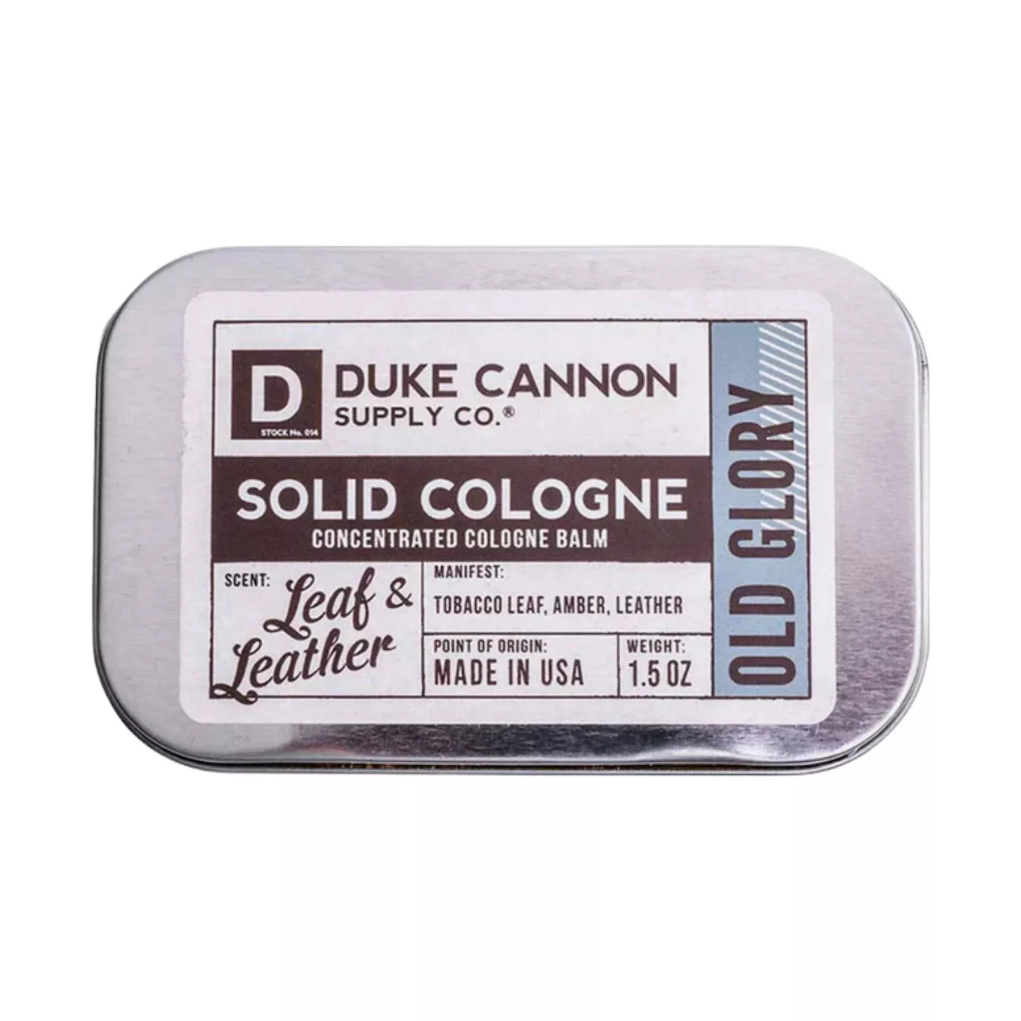 Duke Cannon Solid Cologne Bar – Old Glory