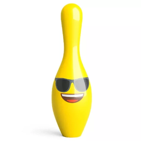Emoji – Yellow Faces Bowling Pin