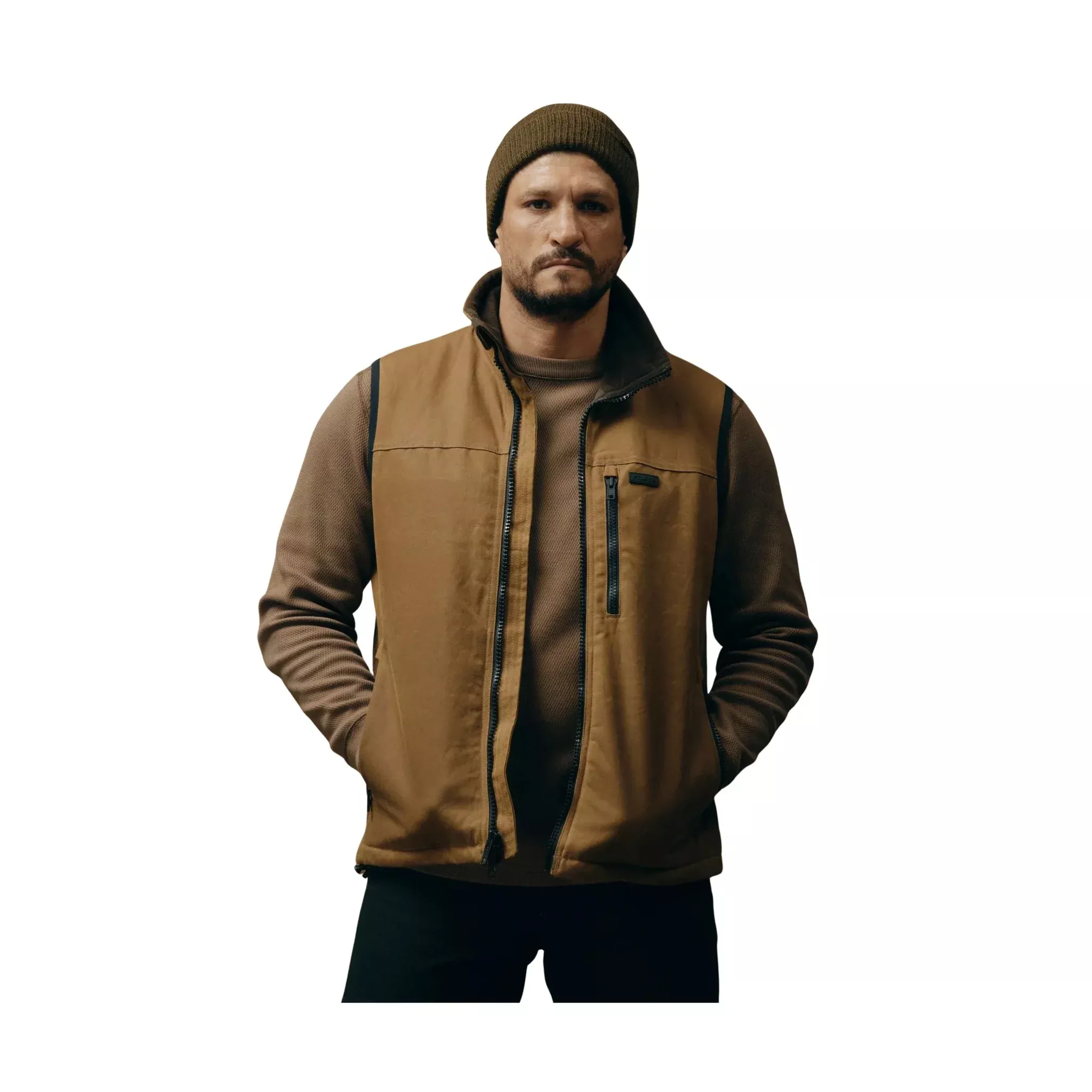 Filson Men’s Tin Cloth Primaloft Vest – Dark Tan