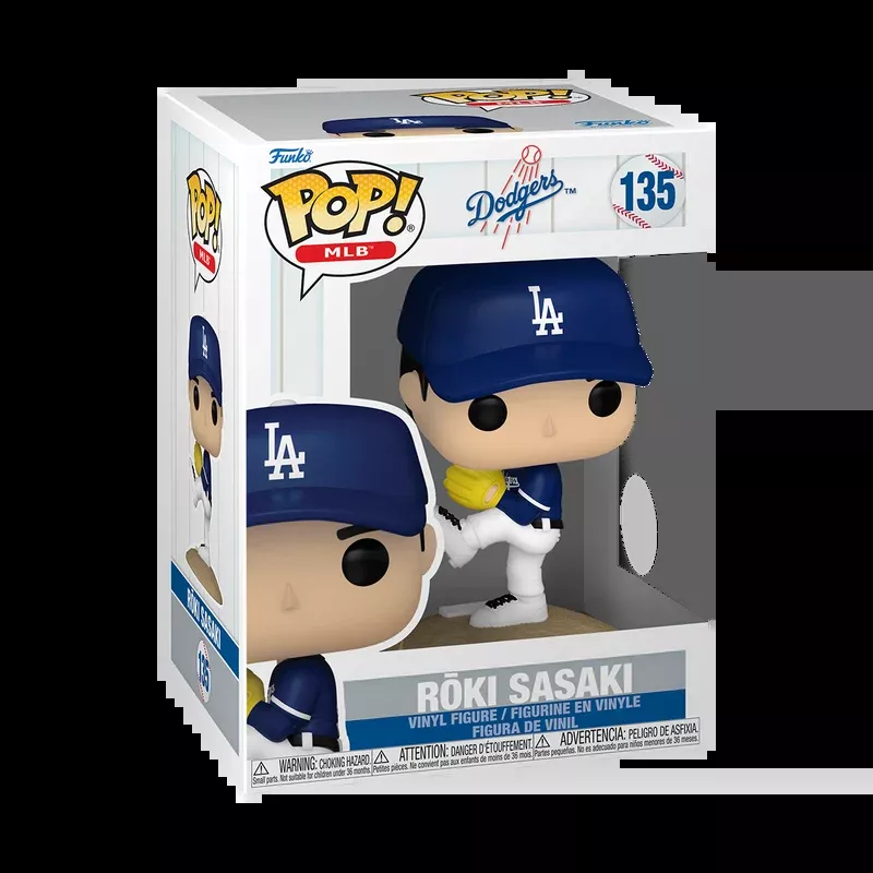 Funko POP! MLB: Los Angeles Dodgers™ – Rōki Sasaki Vinyl Figure