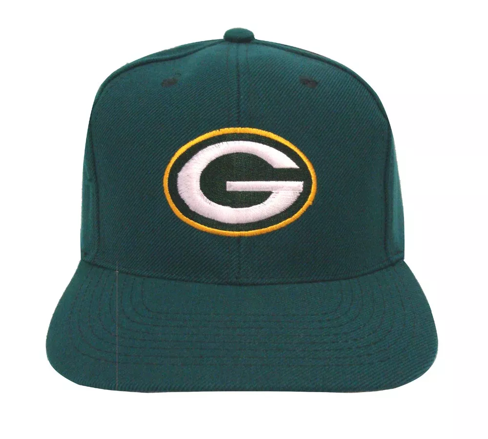 Green Bay Packers Snapback Vintage Logo Cap Hat Green