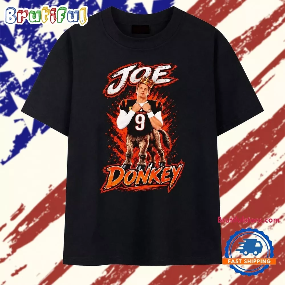 Joe Burrow Cincinnati Bengals Joe Donkey T Shirt