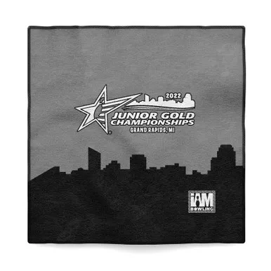 Jr Gold 2022 Official DS Bowling Microfiber Towel - JG071-TW