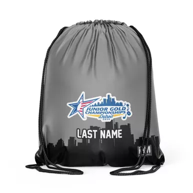 Jr Gold 2024 Official DS Bowling Drawstring Backpack - JG150