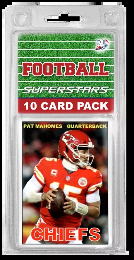 Kansas City Chiefs – Superstars Kit Trading Cards