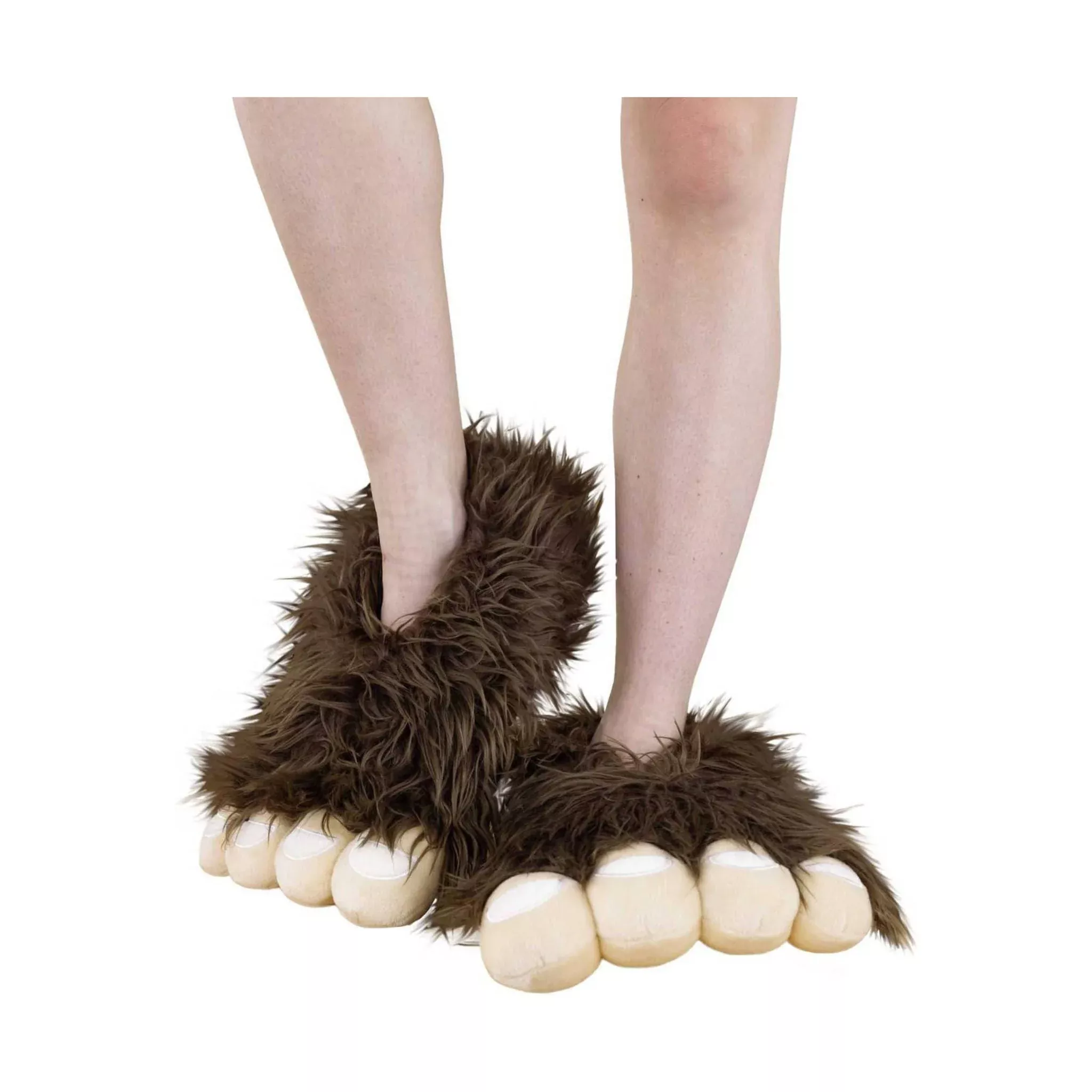 Lazy One Kids’ Bigfoot Slippers – Brown